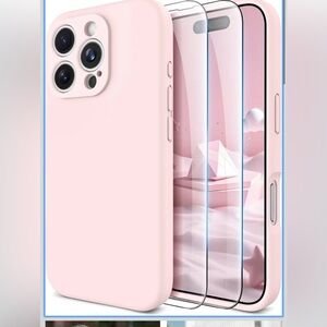 OTOFLY for iPhone 16 Pro Max Case, Compatible Chalk Pink